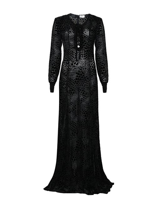Abito Red Carpet in velluto devore' Elisabetta Franchi | ABR4557E2110